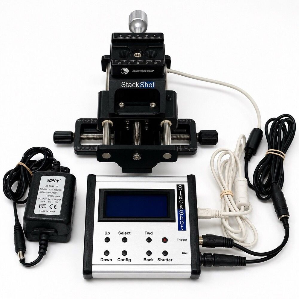 Cognisys StackShot Motorized Macro Rail Controller RRS Rails Tested One Owner